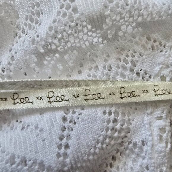 Lilly Pulitzer Finnley Lace Cover-up Dress in Resort White Size XS - Picture 9 of 11